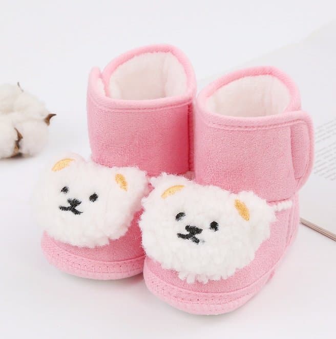 Miso - Korean Baby Fashion - #babyfever - Teddy Bear Walker Boots - 3