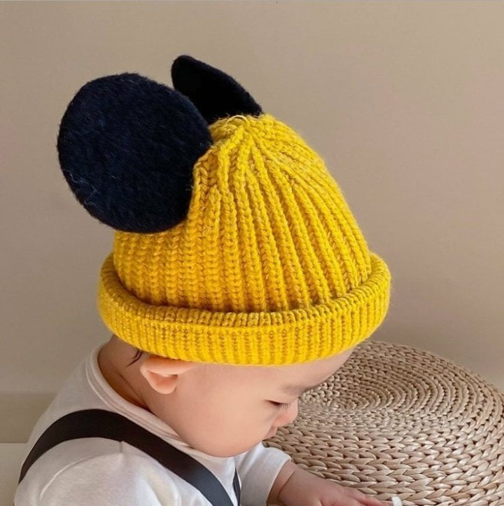 Miso - Korean Baby Fashion - #babylifestyle - Cute Mouse Beanie - 3