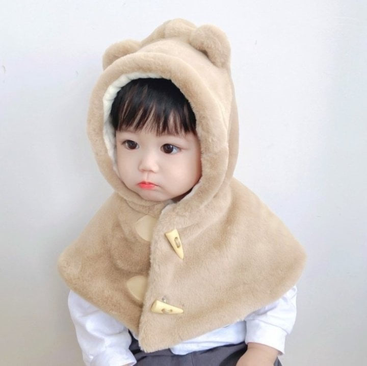 Miso - Korean Baby Fashion - #babygirlfashion - Bear Hat Cape - 4