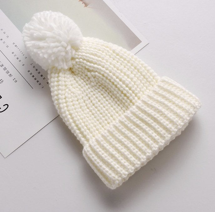 Miso - Korean Baby Fashion - #babylifestyle - Basic Bubble Beanie - 2