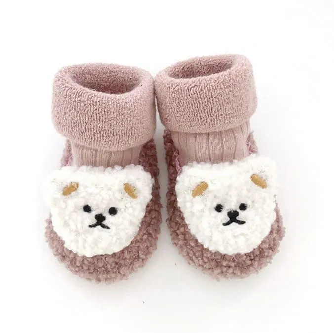 Miso - Korean Baby Fashion - #babygirlfashion - Bear Walker Socks Shoes - 4