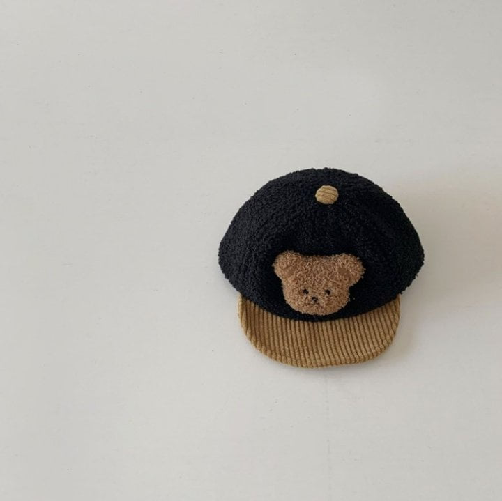 Miso - Korean Baby Fashion - #babyoninstagram - Bear Fleece Cap - 3