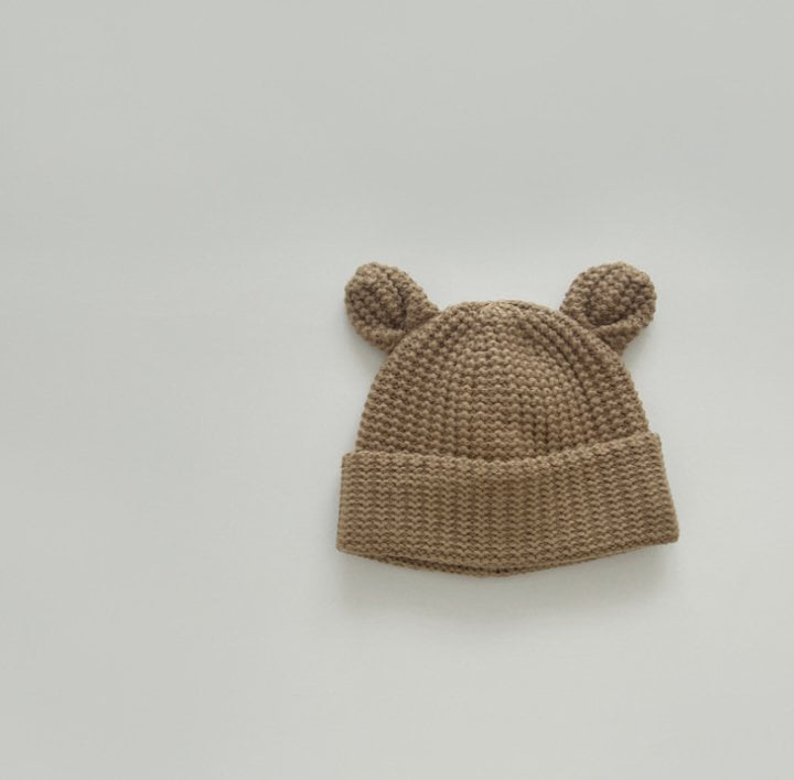 Miso - Korean Baby Fashion - #babyoninstagram - Bear Knit Beanie - 2