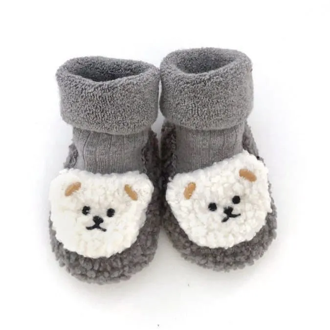 Miso - Korean Baby Fashion - #babyootd - Bear Walker Socks Shoes - 6