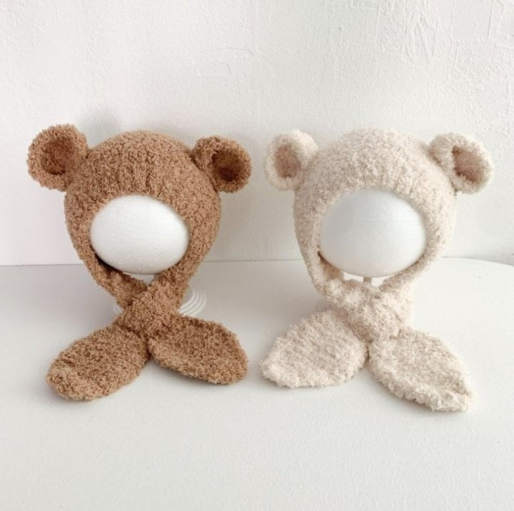 Miso - Korean Baby Fashion - #babyoutfit - Bear Neki Hat - 4