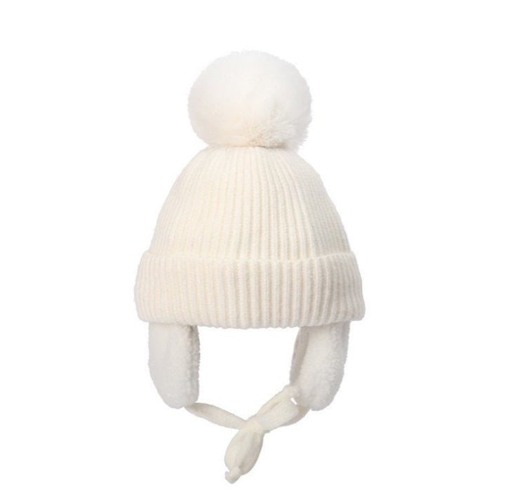 Miso - Korean Baby Fashion - #babyoutfit - Bell Warm Beanie - 2