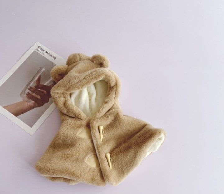 Miso - Korean Baby Fashion - #babyoutfit - Bear Hat Cape - 7