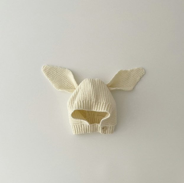 Miso - Korean Baby Fashion - #babyoutfit - Rabbit Knit Bonnet Hat