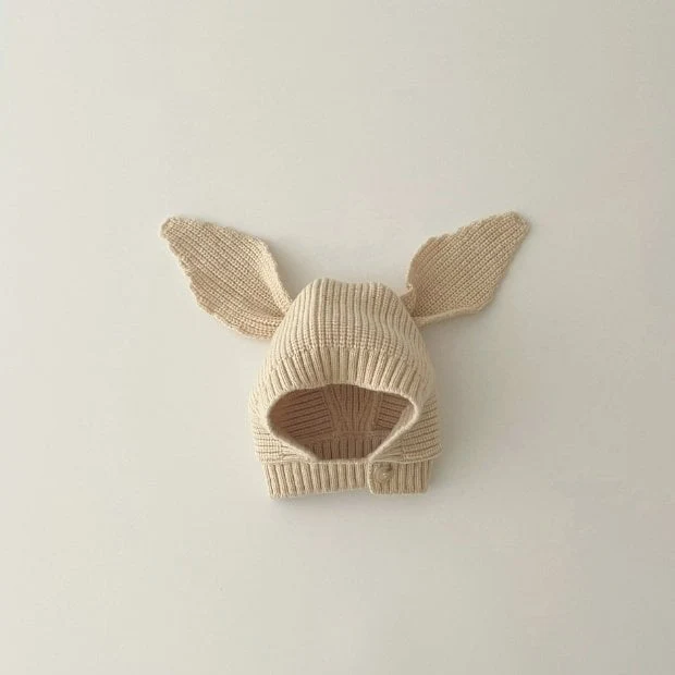 Miso - Korean Baby Fashion - #babyoutfit - Rabbit Knit Bonnet Hat - 2