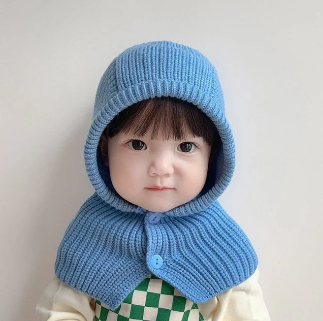 Miso - Korean Baby Fashion - #babyoutfit - Button Balaclava - 11