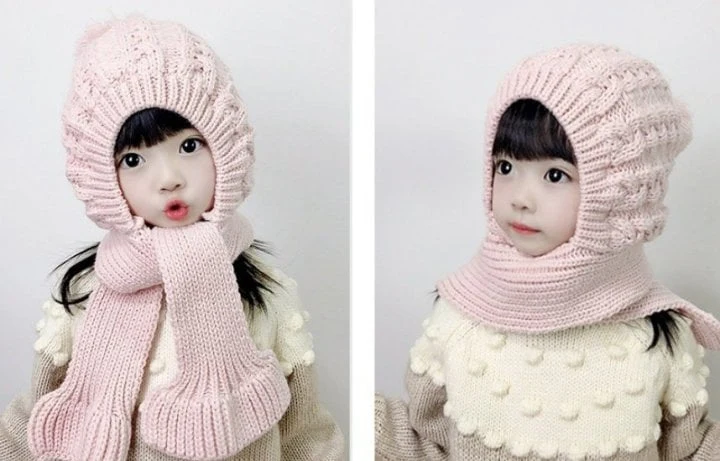 Miso - Korean Baby Fashion - #babyoutfit - Twist Hat Muffler - 8