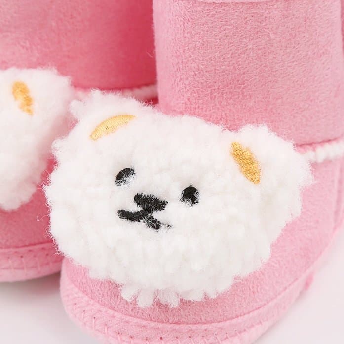 Miso - Korean Baby Fashion - #babyoutfit - Teddy Bear Walker Boots - 9