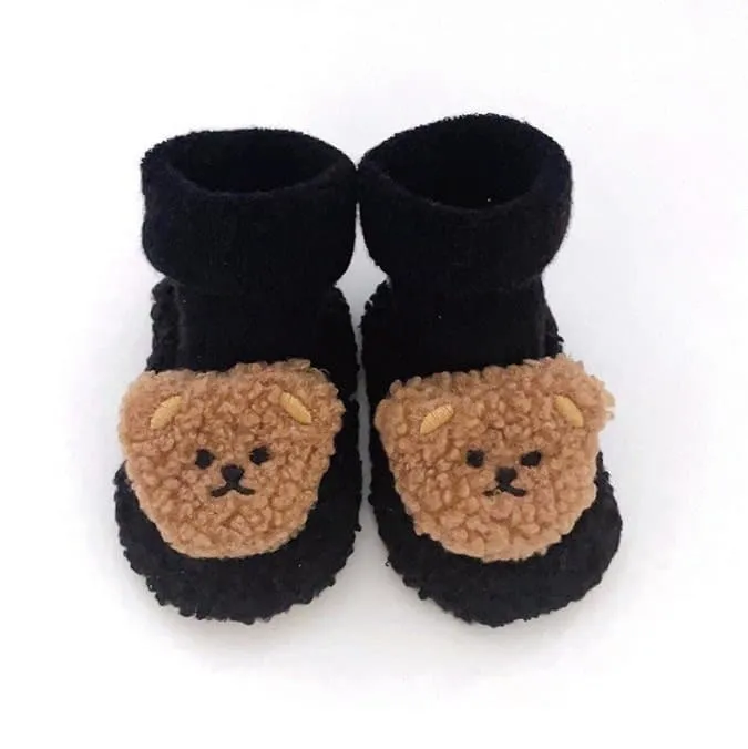 Miso - Korean Baby Fashion - #babyoutfit - Bear Walker Socks Shoes - 7