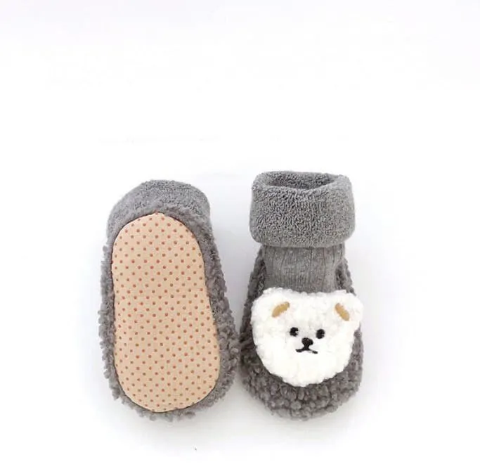 Miso - Korean Baby Fashion - #babyoutfit - Bear Walker Socks Shoes - 8