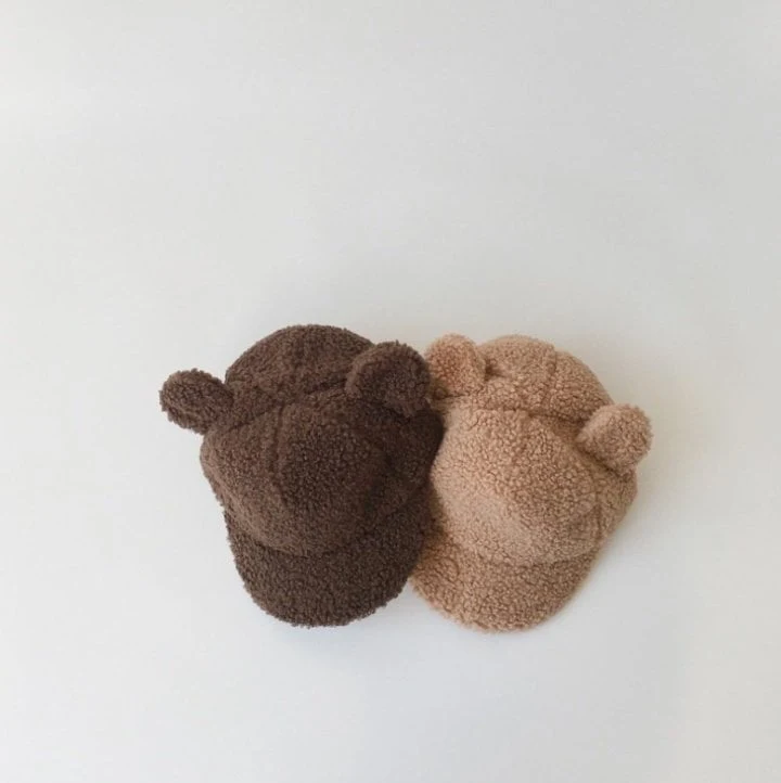 Miso - Korean Baby Fashion - #onlinebabyboutique - Bear Winter Fleece Cap - 8