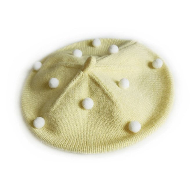 Miso - Korean Baby Fashion - #onlinebabyshop - Pom Pom Beret - 3