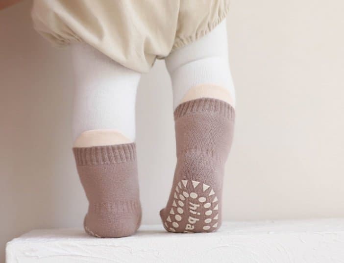 Miso - Korean Baby Fashion - #onlinebabyshop - Point Two Tone Sock Set - 10