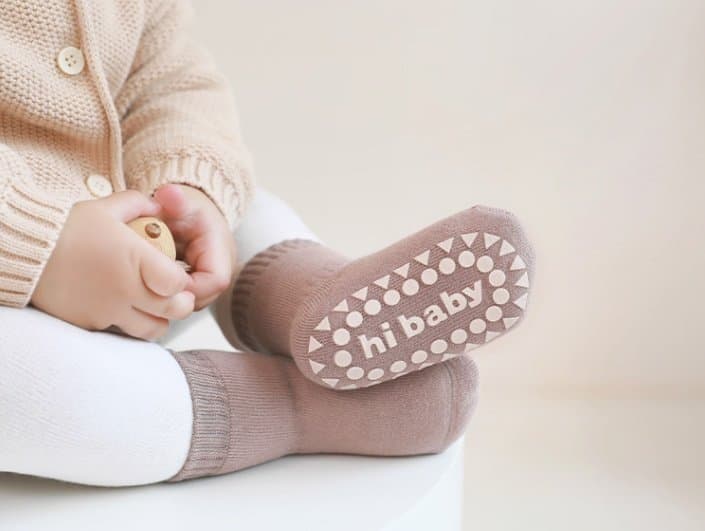 Miso - Korean Baby Fashion - #smilingbaby - Point Two Tone Sock Set - 11