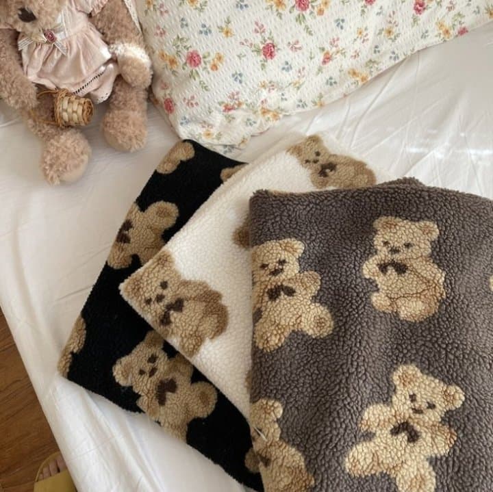 Miso - Korean Children Fashion - #Kfashion4kids - Bear Blanket