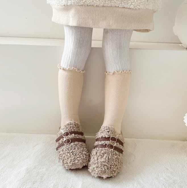 Miso - Korean Children Fashion - #Kfashion4kids - Winter Shirring Half Tights - 9