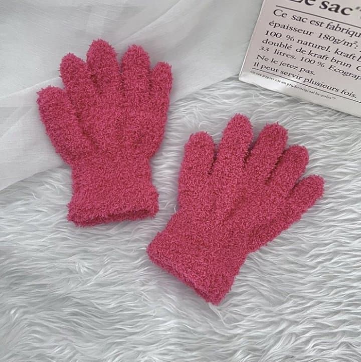 Miso - Korean Children Fashion - #prettylittlegirls - Collared Soft Gloves - 4