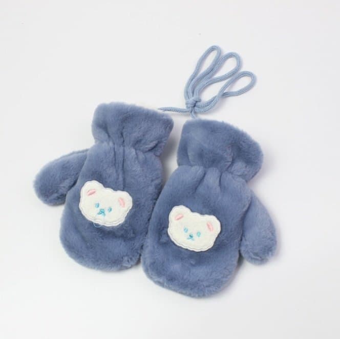 Miso - Korean Children Fashion - #childofig - Bear Mittens - 3