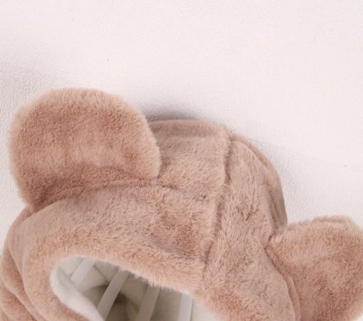 Miso - Korean Children Fashion - #stylishchildhood - Bear Hat Muffler - 4