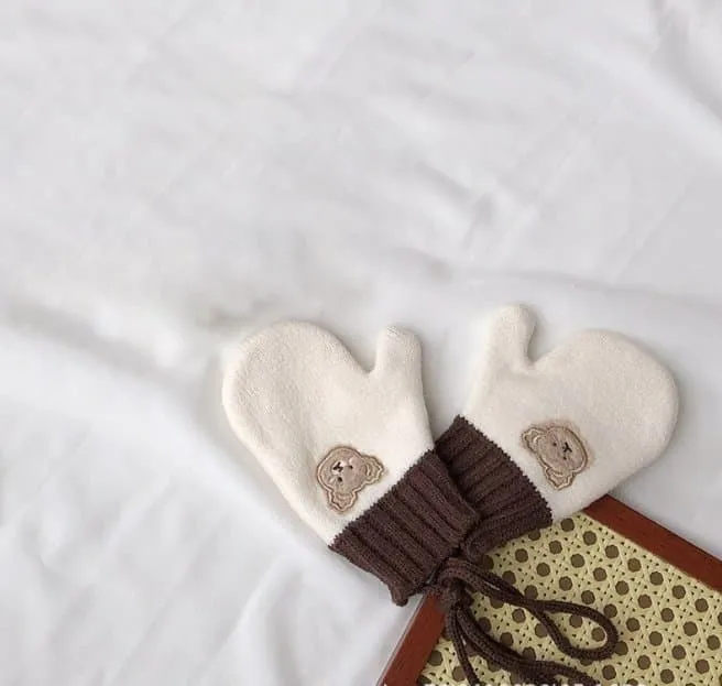 Miso - Korean Children Fashion - #childrensboutique - Ganache Mittens - 2