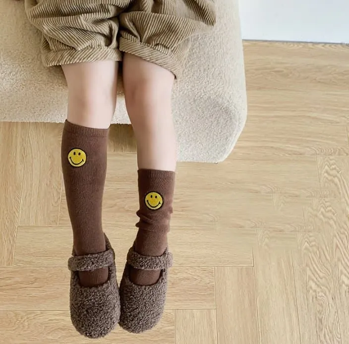 Miso - Korean Children Fashion - #childrensboutique - Winter Smile Half Tights - 4