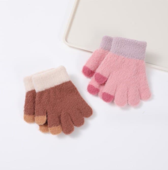 Miso - Korean Children Fashion - #childrensboutique - Color Matching Gloves - 4