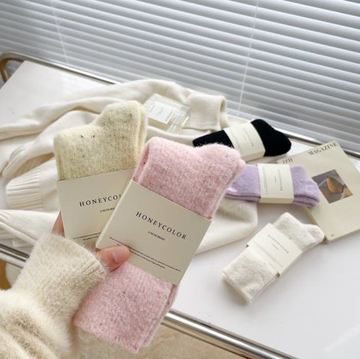 Miso - Korean Children Fashion - #discoveringself - Adult Honey Socks - 10