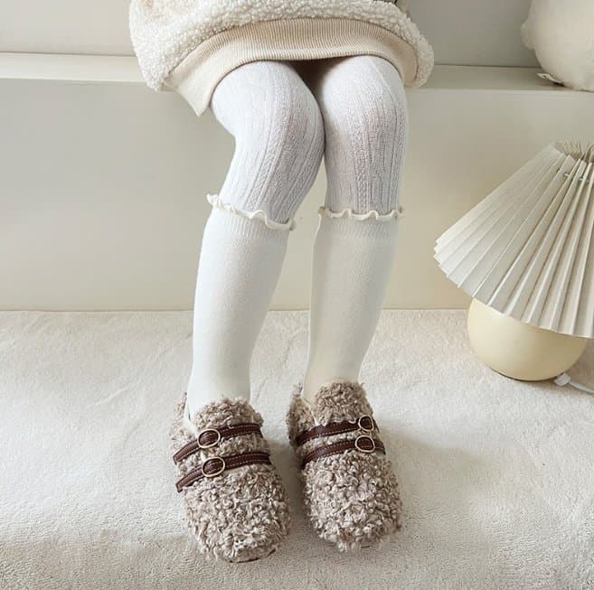 Miso - Korean Children Fashion - #designkidswear - Winter Shirring Half Tights - 4