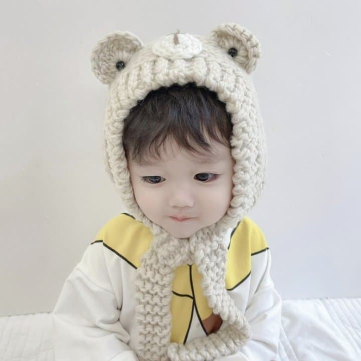 Miso - Korean Children Fashion - #discoveringself - Bear Knit Earmuffs - 6