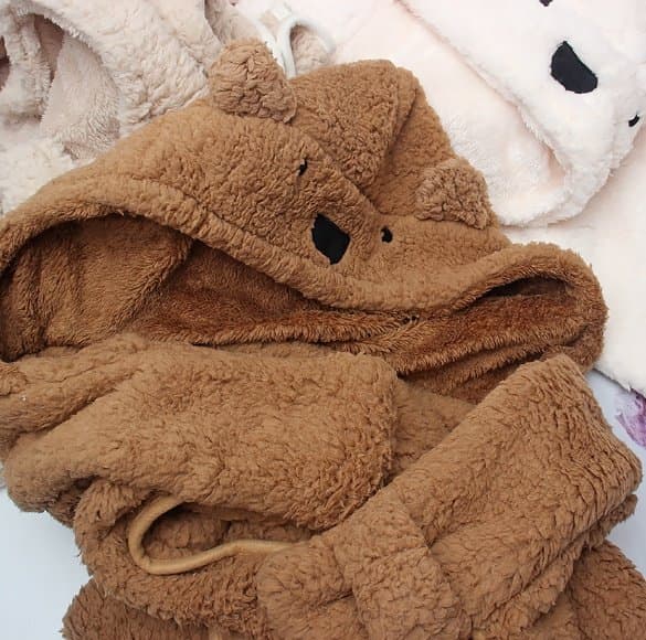 Miso - Korean Children Fashion - #fashionkids - Bear Hooded Blanket - 10