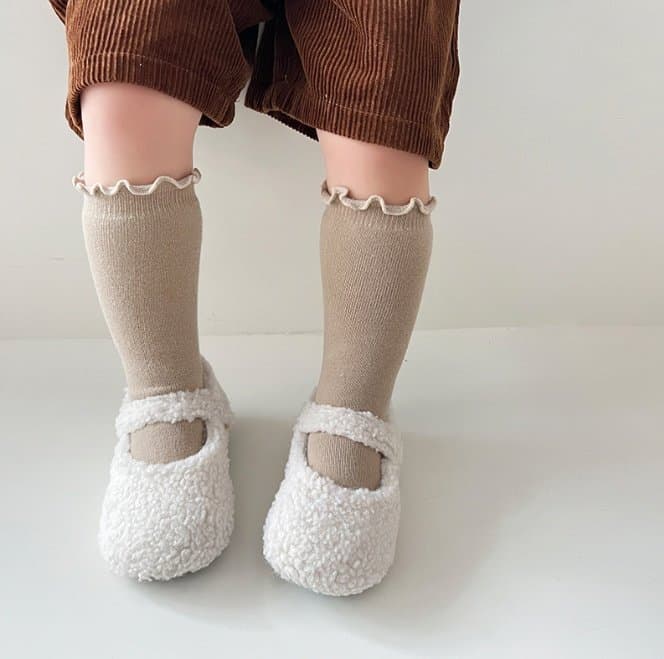 Miso - Korean Children Fashion - #fashionkids - Winter Shirring Half Tights - 5