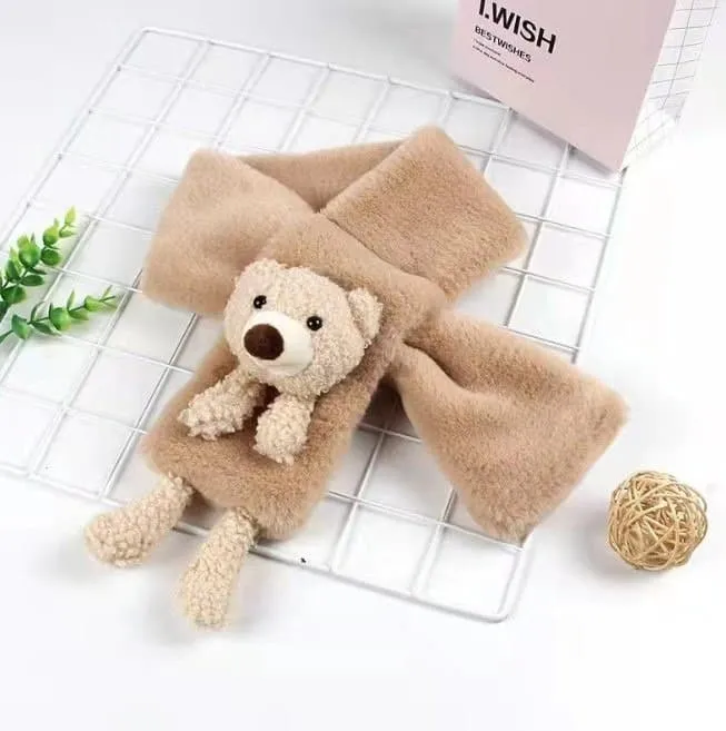 Miso - Korean Children Fashion - #kidsshorts - Rabbit Bear Muffler