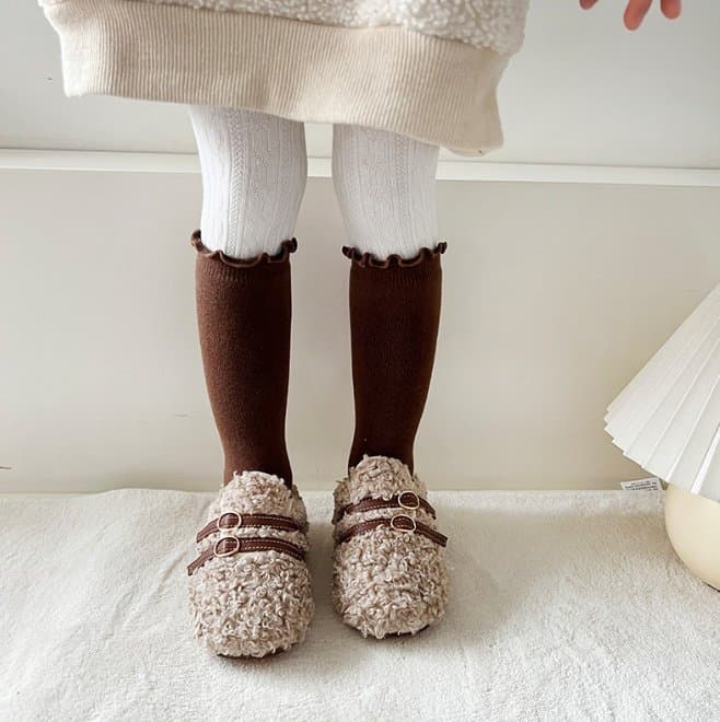 Miso - Korean Children Fashion - #kidsstore - Winter Shirring Half Tights - 7