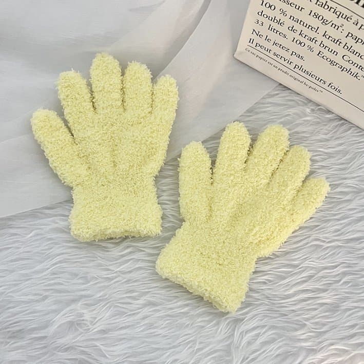 Miso - Korean Children Fashion - #kidsstore - Collared Soft Gloves - 11