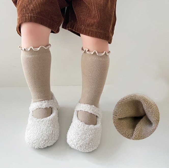 Miso - Korean Children Fashion - #littlefashionista - Winter Shirring Half Tights - 10