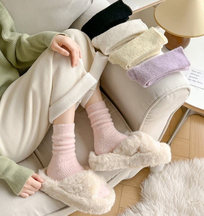 Miso - Korean Children Fashion - #toddlerclothing - Adult Honey Socks - 5