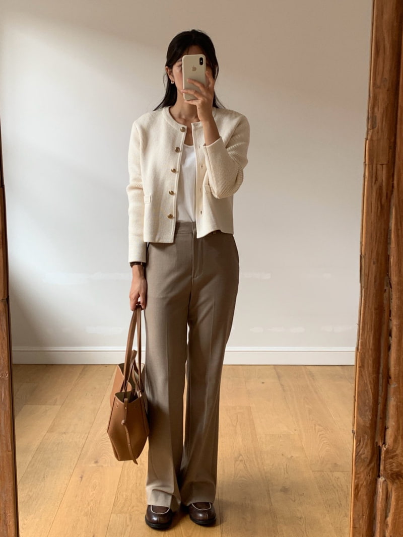 Moani - Korean Women Fashion - #momslook - Kelly Semi Flare Slacks - 9