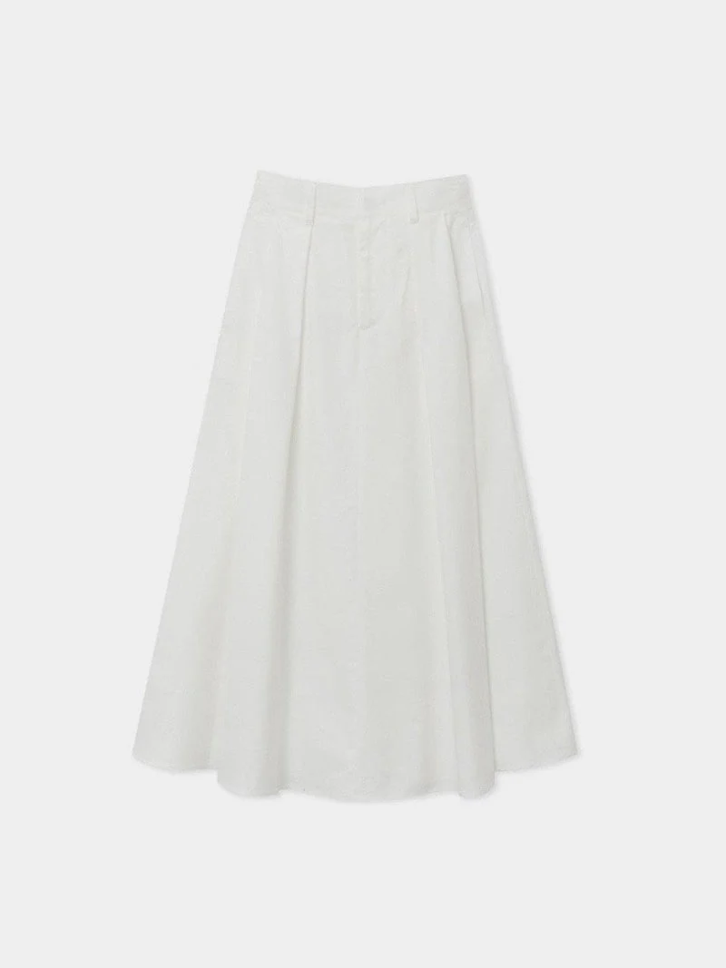 Moani - Korean Women Fashion - #restrostyle - Nua Back Band Flare Pleats Skirt - 12