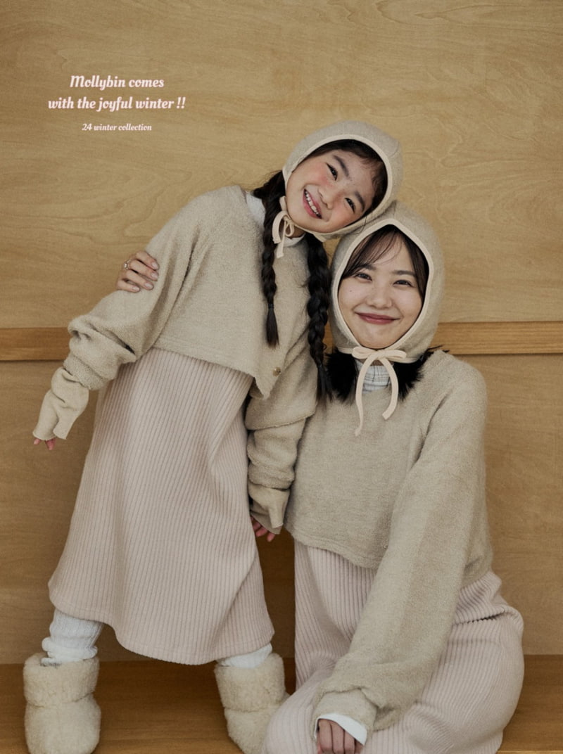 Mollybin - Korean Children Fashion - #designkidswear - Dumble Crop Top with Mom - 5