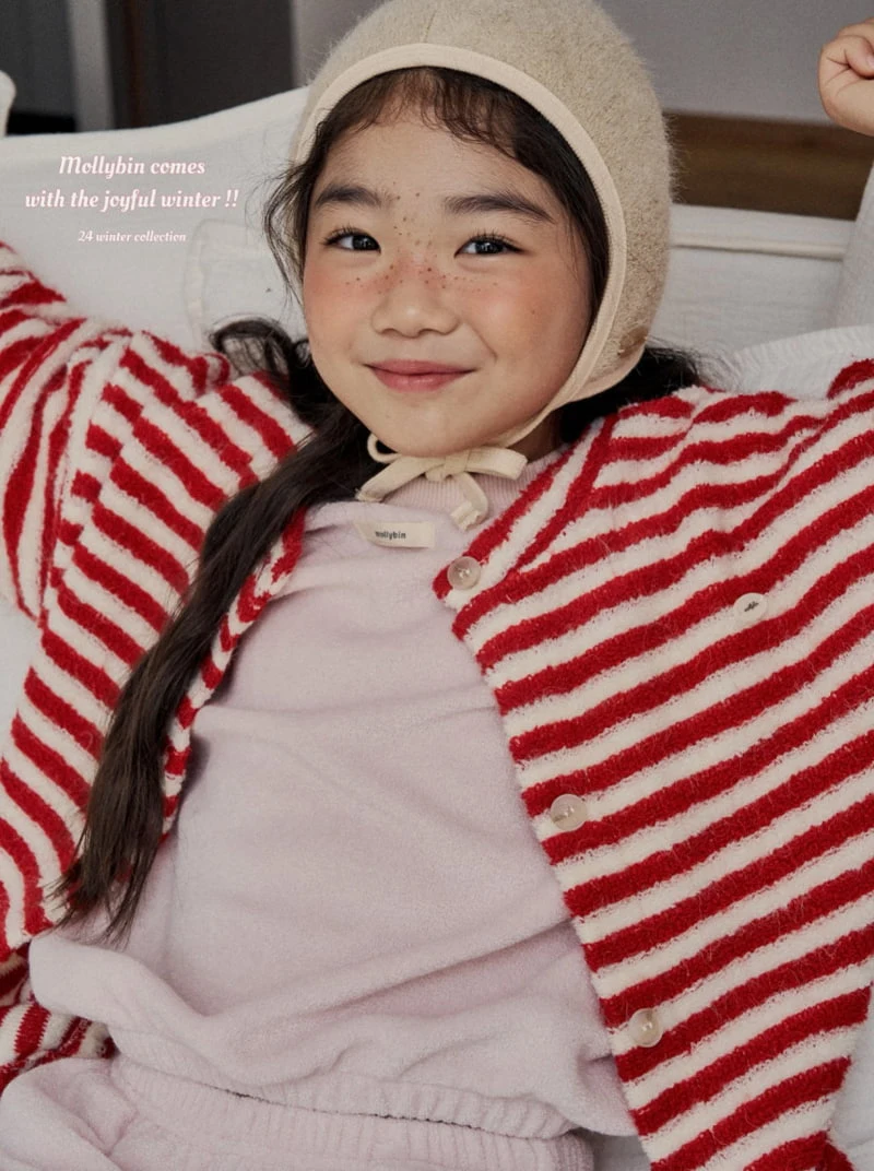 Mollybin - Korean Children Fashion - #kidsstore - Wendy Cardigan - 7