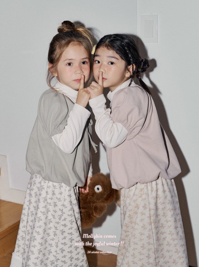 Mollybin - Korean Children Fashion - #littlefashionista - Vanilla Shirring Top - 2