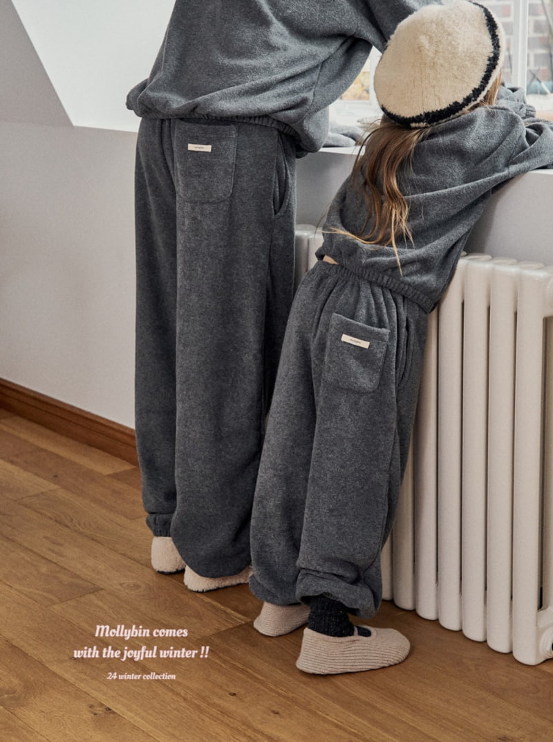 Mollybin - Korean Women Fashion - #womensfashion - Mom Terry Fleece Pants