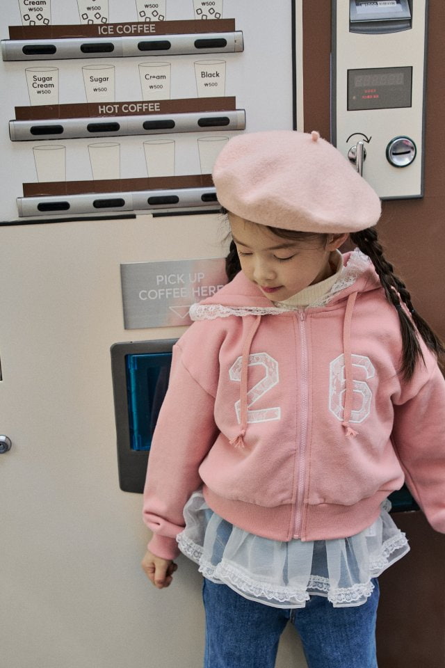 Momo Ann - Korean Children Fashion - #Kfashion4kids - Lace Zip-up Jacket - 10