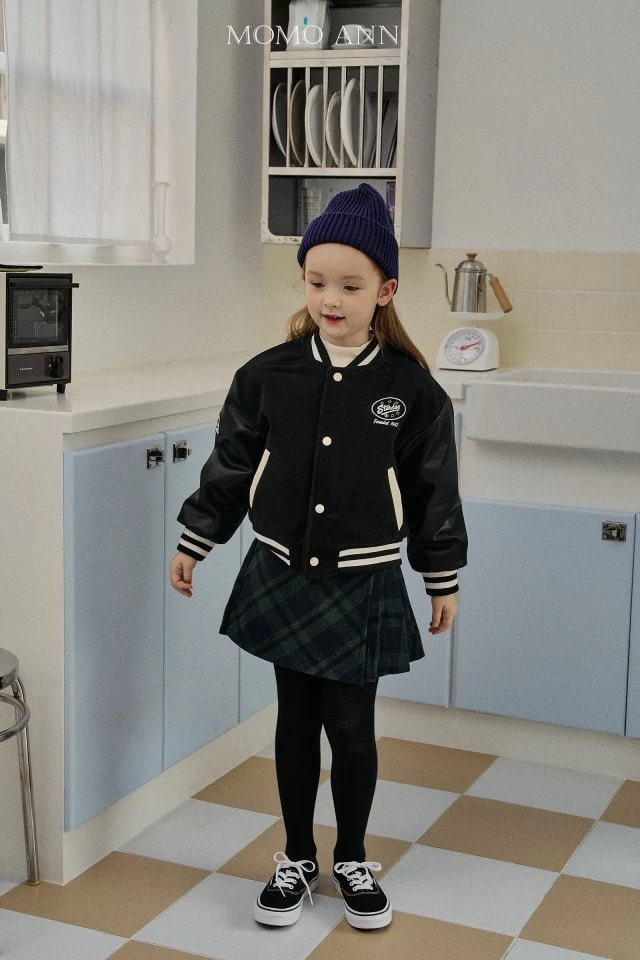 Momo Ann - Korean Children Fashion - #childrensboutique - London Check Skirt - 2