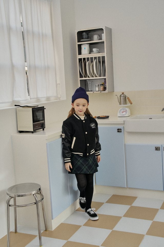 Momo Ann - Korean Children Fashion - #designkidswear - Wool Baseball Jumper - 7