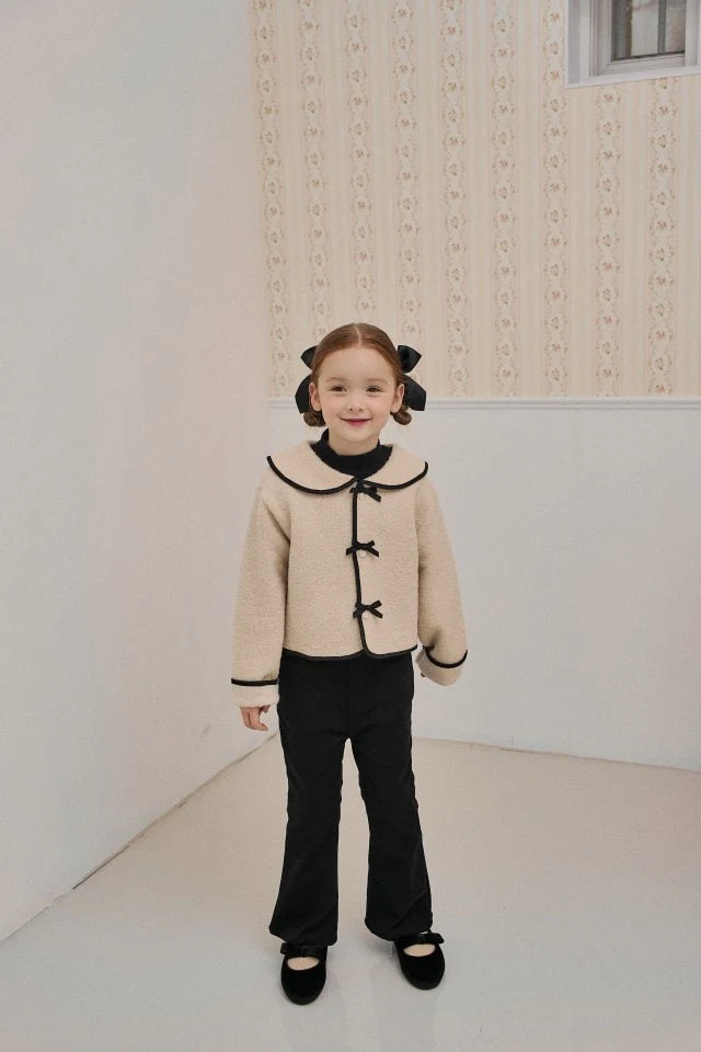 Momo Ann - Korean Children Fashion - #childrensboutique - Chic Bootscut Pants - 4